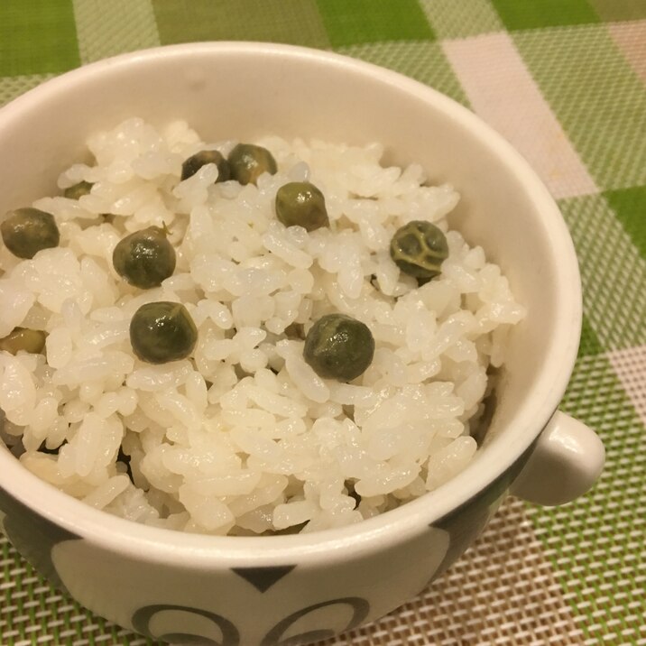 炊飯器のみで☆豆ご飯